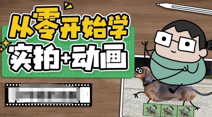 从零开始学实拍加动画，实拍加动画创意教程（49节视频课）云创资源网-云创-资源网云创资源