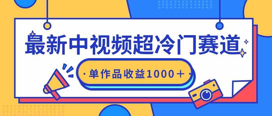 （9275期）最新中视频超冷门赛道，轻松过原创，单条视频收益1000＋云创资源网-云创-资源网云创资源