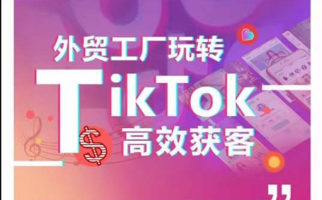 外贸工厂玩转TikTok高效获客，多种引流方式与账号定位技巧，拆解爆款短视频打造成功案例云创资源网-云创-资源网云创资源