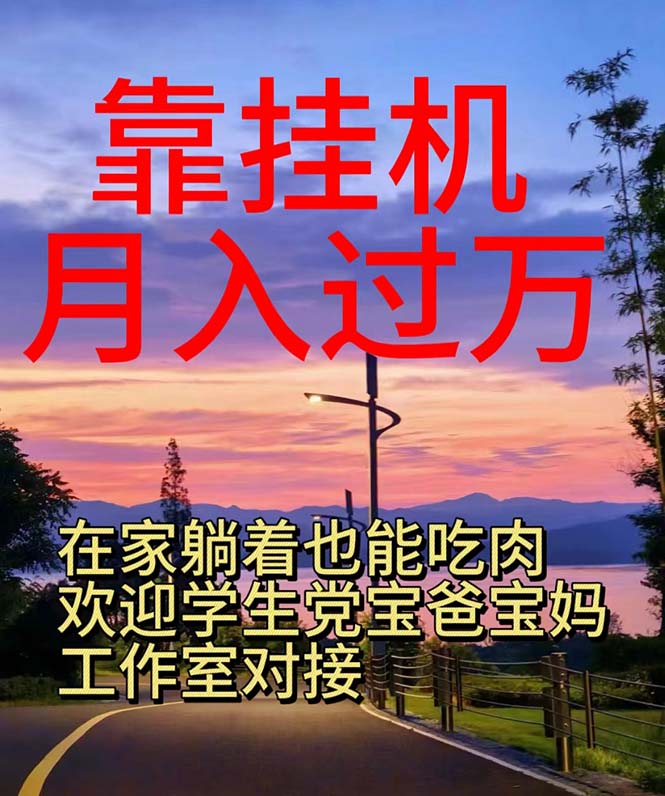 （10838期）靠挂机，日入1000+，躺着也能吃肉，适合宝爸宝妈学生党工作室，电脑手…云创资源网-云创-资源网云创资源