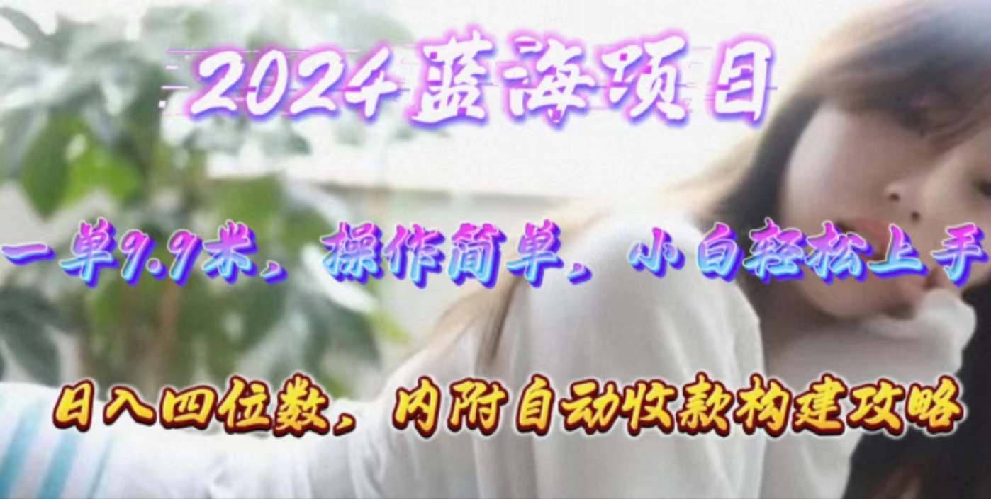 （10204期）年轻群体的蓝海市场，1单9.9元，操作简单，小白轻松上手，日入四位数云创资源网-云创-资源网云创资源