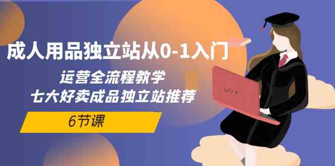 成人用品独立站从0-1入门，运营全流程教学，七大好卖成品独立站推荐（6节课）云创资源网-云创-资源网云创资源