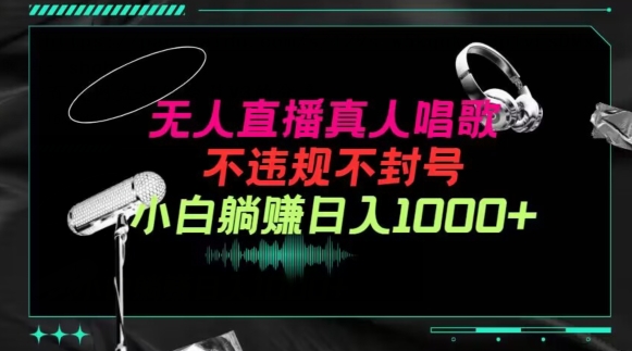 抖音24小时无人直播音乐，不违规，不封号纯撸音浪，小白实操当天日入1000+云创资源网-云创-资源网云创资源