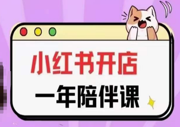 三九小红书开店一年陪伴课(更新)，从0到1玩赚小红书开店云创资源网-云创-资源网云创资源